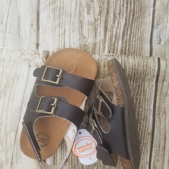Wonder Nation Infant Toddler boys Two Buckle Cork - Picture 6 of 7